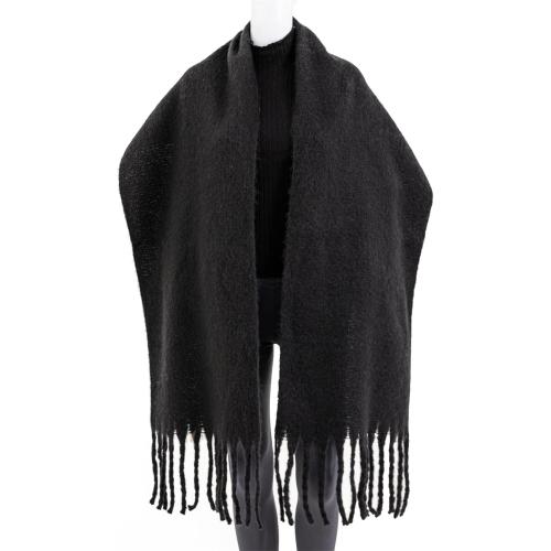 AUSEKALY Women's Scarf Big Colorful Thick Blanket Wrap Winter Oversized Warm Chunky Scarves Solid