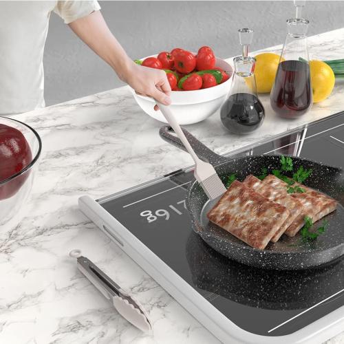 COLOR BLACK ❗❗AOTHOD Silicone Cooking Utensils Set - 446°F Heat Resistant Kitchen Utensils,Turner Tongs,Spatula,Spoon,Brush,Whisk,Kitchen Utensil Gadgets Tools Set for Nonstick Cookware,Dishwasher Safe (BPA Free)