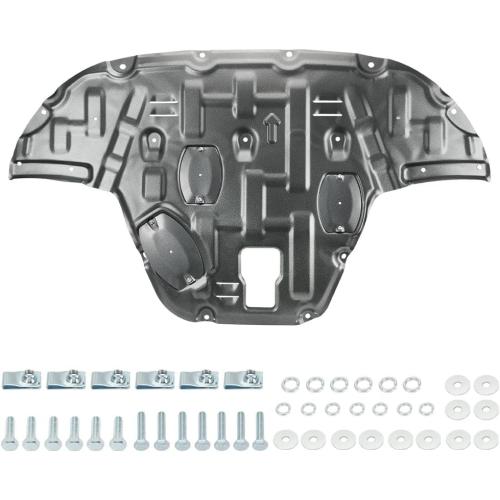 PTNHZ Manganese Steel Front Engine Guard Mud Flap w/Screws & Mounting Hardware | Splash Shield Guard Under Car Compatible with 2021 2022 2023 2024 2025 KIA K5