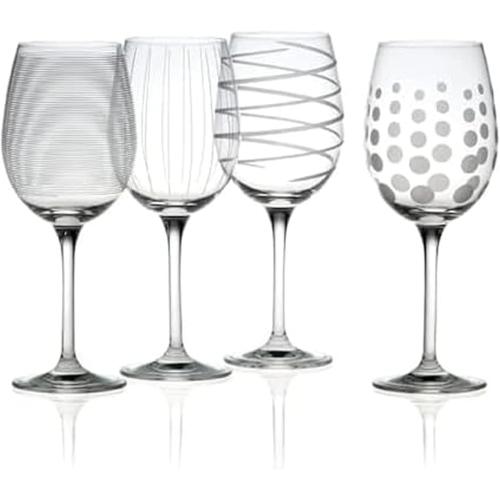 Mikasa Cheers red Wine Glasses Set of 6, 16-Ounce Elegant Glassware, Durable and Dishwasher Safe, Perfect for Everyday or Entertaining