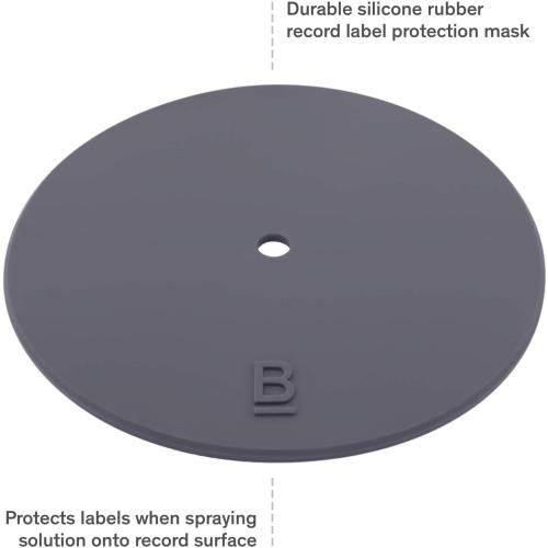 Boundless Audio Record Cleaning Solution - 6.75oz Vinyl Cleaner Fluid, Vinyl Cleaner Cloth & Record Label Protector - Complete Cleaning Kit