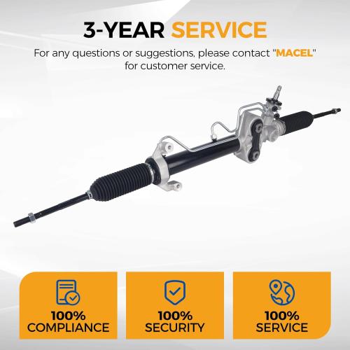 PAROD Rack and Pinion Assembly Fit for 2007-2014 Cadillac Escalade, ESV, EXT, Chevy Avalanche Silverado 1500, Suburban 1500, Tahoe, GMC Savana 1500, Sierra 1500,Yukon XL 1500 Replace#15254062