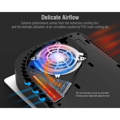 ElecGear PS5 NVMe SSD Heatsink, EL-P5C Heat Pipe   Solid Aluminum Cooler for PlayStation 5 Internal PCIe M.2 NVMe 4.0 Gen4 Memory, Re-Designed SSD Mounting Post Kit - (Not for Slim/Pro)