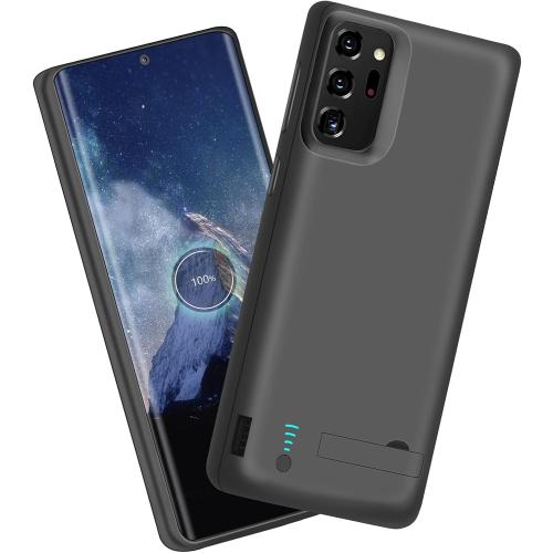 Black Sitong Battery Case for Samsung Galaxy Note 20 Ultra 5G, 6000mAh Rechargeable Extended Battery Charging Charger Case, Add 100% Extra Juice, Not Compatible with Galaxy S20 Ultra Black