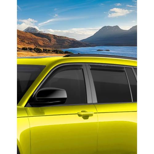 4 Pcs Deejecsun in-Channel Window Rain Guards Fit for Jeep Grand Cherokee 2-Row 2022-2025 (Not for L,Not for 3-Row) Extra Durable Window Deflectors Vent Visors Shades Visors Rain Guards -4 pcs
