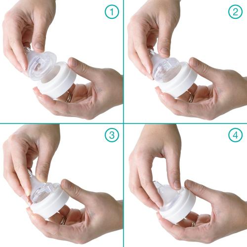 Evenflo Feeding Balance Plus Wide Neck Nipples for The Balance Plus Wide Neck Baby Bottles - Helps Reduce Colic - Fast Flow/X-Cut, 8 Months and Up (Pack of 2)