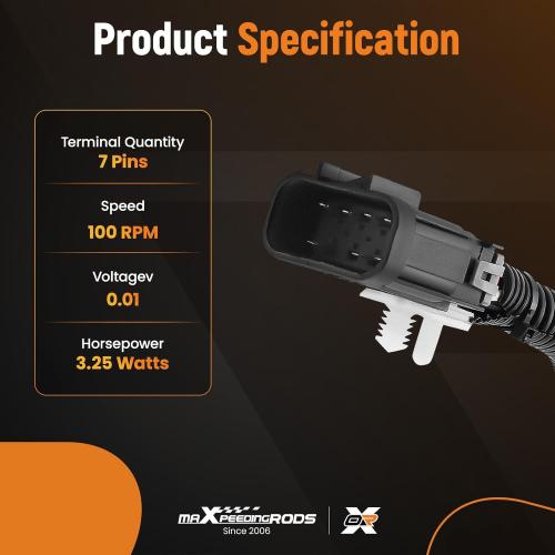 maXpeedingrods 600-908 Transfer Case Shift Motor Actuator for RAM 1500 2011-2015, 3500 2013-2015, 4500/5500 2014-2015 for Cadillac Escalade/GMC Yukon 2003-2005, for Hummer H2 2003-2009 4WD 7 Pins