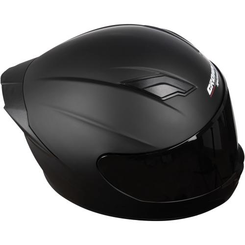 F 700 Black Full Fce Motorcycle Helmet, DOT Approved, for Men and Womens Motorbike Helmets
