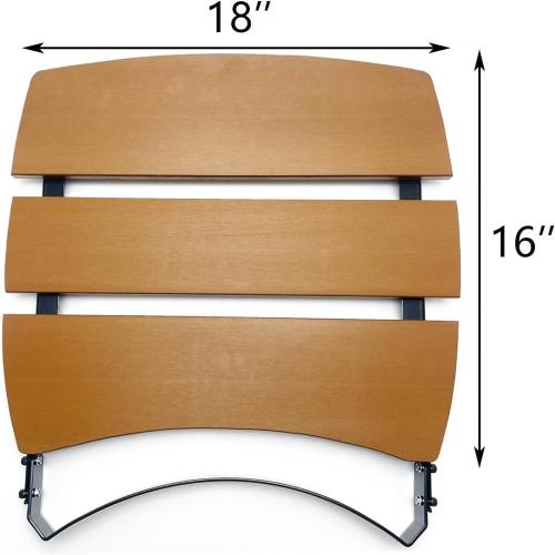 With Folding Side Shelves Table, Replacement Parts for BGE, Big Green Egg Large 18 Smoker Charcoal Grill, Outdoor Storage Side Table