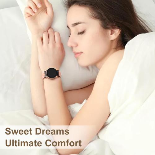 Easuny 12 Pack Stretchy Bands Compatible with Samsung Galaxy Watch 7 6 5 4 FE 40mm 44mm Band, Galaxy 5 Pro 45mm, 6 Classic 47mm 43mm, 4 Classic 46mm 42mm, Active 2, 20mm Elastic Watch Strap for Women