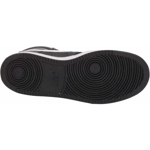 Size 8 Black and White Nike Women's Court Vision Mid Sneaker