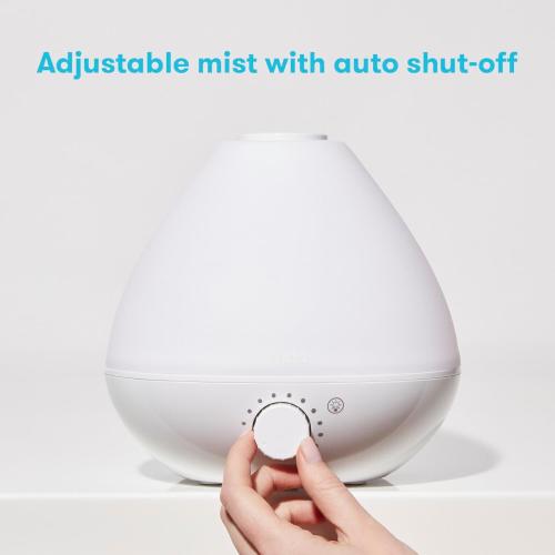 Frida Baby 3-in-1 Cool Mist Humidifier for Baby with Diffuser   Nightlight, Allergy Relief Baby Humidifier for Bedroom, Nursery   Large Rooms, Quiet, Auto Shut Off, Runs  24hrs
