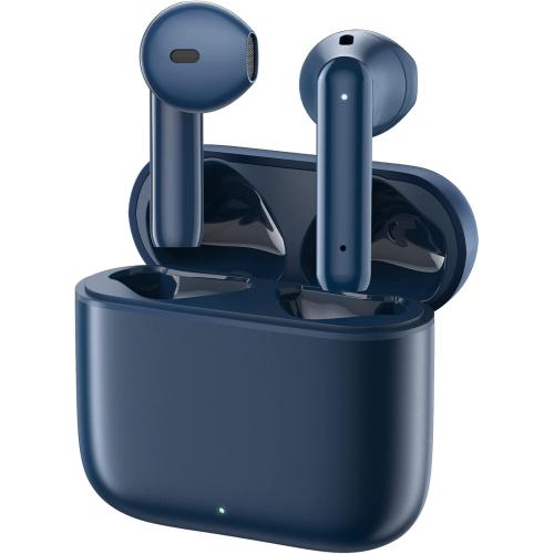 BEBEN Wireless Earbuds Bluetooth Headphones, Touch Control Stereo Sound Bluetooth Earbuds with Mic, 35H Playtime Waterproof Wireless Ear Buds with Type C Charging Case for iPhone Android (Blue)