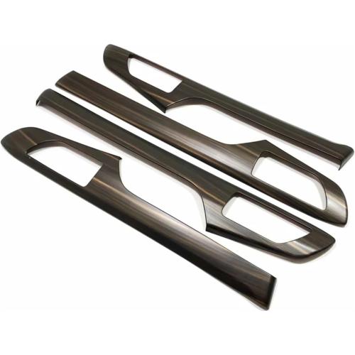 Car Inner Door Handle Decal for Toyota Highlander 2020-2022, Interior Door Pull Handles Bowl Panel Protective Decorative Cover Sticker Anti-Scratch Strip Protection