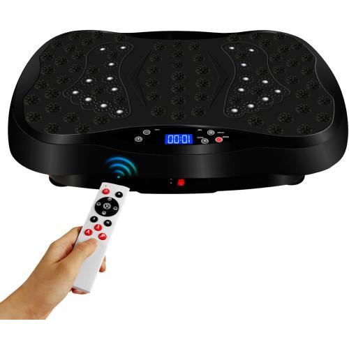 Vibration Plate Exercise Machine with Remote Control, Vibration Platform, Whole Body Workout Machine, Fitness Machine, Foots Massage, Pain Relief, Home Office (Missing remote control)