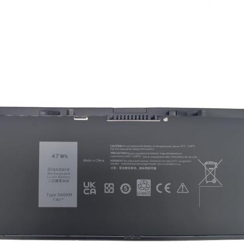 New 34GKR Replacement E7440 Laptop Battery Compatible with Dell Ultrabook 7000 Latitude E7440 G0G2M F38HT PFXCR T19VW(7.4V 47Wh)