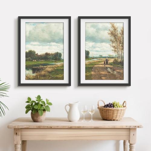 Picrit 20x27 Picture Frame 3 Pack, Black Puzzle Frame, Display Poster 16 x 24 with Mat or 20 x 27 without Mat for Horizontal or Vertical Wall Mounting