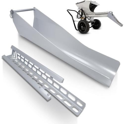 Mud Mixer MMAC-0133 18 inch Chute Extension Compatible with Mud Mixer MMXR-3221 MudMixer Adjustable Angles Options 15, 25, and 35 Degree