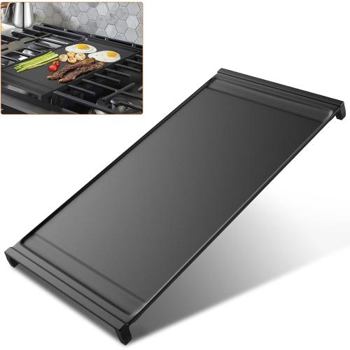 UPGRADED WB31X24738 Aluminum Griddle Replacement for GE Gas Range, 9×19.5 Inch Nonstick Center Griddle, Food Grade Cooktop Flat Plate for GE Stove Parts