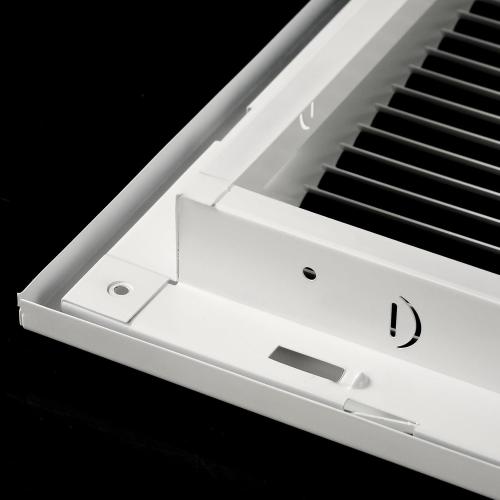 20Wx20H Return Air Grille [Duct Opening Size] Return Vent Cover for Wall or Ceiling,Steel Return Air Grill Removable Face/Door for 1 Inch Filters (20W x 20H [Duct Opening])