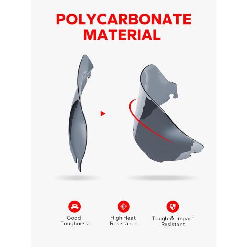 Amazicha 8 Smoke Wave Windshield Windscreen Compatible for 1996-2013 Harley Davidson Touring Street Glide/Electra Glide/Tri Glide FLHT FLHX FLHTCU FLHTC FLHTK (Tint)