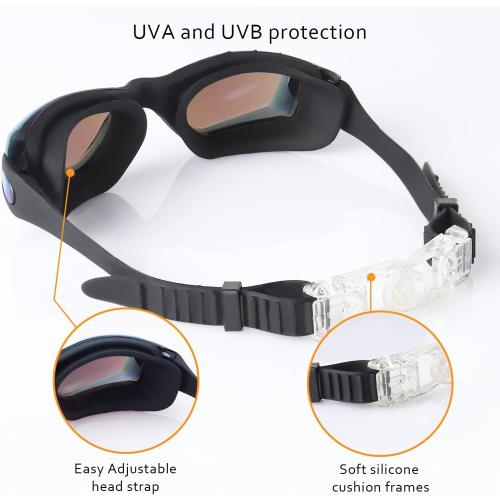 4 Pack Kids Swim Goggles Ages 6-14 UV Protection Anti Fog No Leaking Pool Swimming Goggles for Boys Girls Youth