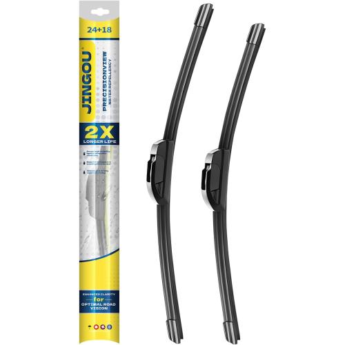 24'' 18'' Front Windshield Wiper Blades Compatible with 2002,2004-2008 Toyota Corolla 2000-2003 Toyota Sienna OEM QUALITY Premium All-Season Automotive Replacement Wipers (Pack of 2)