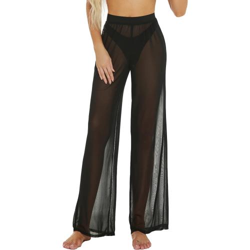 Size S Dance and sway Pants Beach Swimsuit Bikini Bottom Cover up Party Club Elastic High Waist Wide Leg Pants
