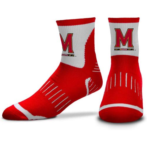 For Bare Feet Adult NCAA Surge Quarter Length Crew Socks - All Weather Performance - Men & Women - Enhance Your Team Footwear