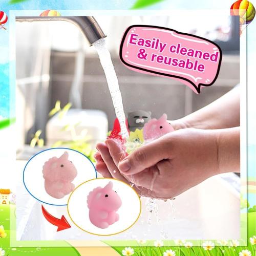 80Pcs Party Favors for Kids 4-8, Kawaii Squishies Mochi Squishy Toy Bulk Fidget Sensory Toys Birthday Gifts for Boys Girls, Easter Basket Stuffers Egg Fillers Treasure Box Classroom Prizes Goodie Bag