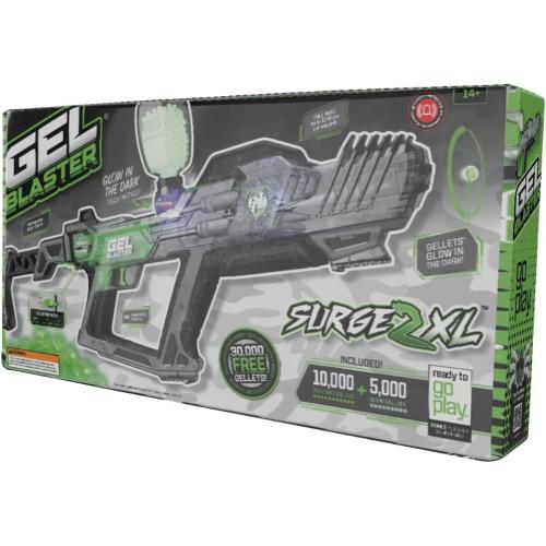 Gel Blaster Surge XL 2 with Built-in Starfire Glow Activator – Upgraded GelBlaster Toy with 150  Foot Range – Water Bead Ammo – Semi & Full Auto Modes – Glows in the Dark – 180-250 FPS – Ages 14