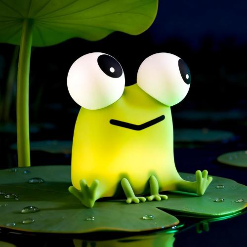 Frog Night Light for Kids, Dimmable Silicone Night Light for Nursery,Frog Lamp Suitable for Boys and Girls Room Decor