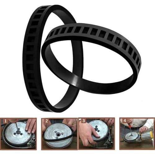 (4 Pack) 45-69-0010 Blade Pulley Tires Replacement For Bandsaw Part Deep Cutting Blades 6230 6232-20 6232-6 6225 AO2807 6238N 6238-20 2729-20 Bandsaw Rubber Tires