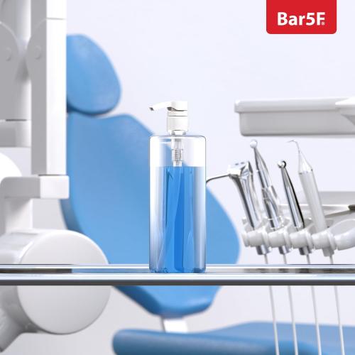 Bar5F Pump Bottle 32-Ounce 1-Liter Empty for Shampoo Conditioner Body Wash Lotion BPA-Free Crystal-Clear 2Pk