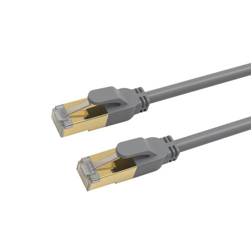 Philips Cat8 Ethernet Cable, Extra Long 7 Ft Cord, 40 Gbps, 2000Mhz, RJ45M Connector, S/FTP for Computer, Game Console, Cable/DSL Modem, Network Switch, Streaming Device, Gray, SWR3143GR/37