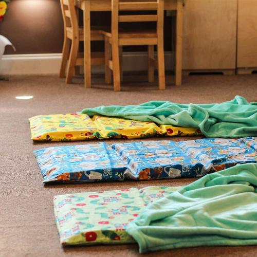 KinderMat, KinderFleece Blanket, Green, Soft Fleece Blanket Perfect for School, Daycare, or Your Home – 36” x 45”