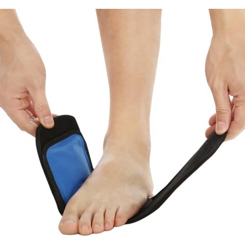 BODYPROX Cold & Hot Therapy Wrap, Reusable Gel Pack for Pain Relief. Great for Sprains, Muscle Pain, Bruises, Injuries, Etc. (Foot, Arm, Elbow, Ankle).