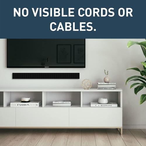 Legrand Wiremold WMC801 In Wall TV Power and Soundbar Grommet Kit, Cable Management Kit, Mounting Brackets and Hole Saw Included, White (1 Pair)