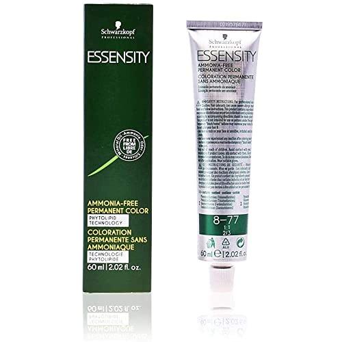 Schwarzkopf Professional Essensity Permanent Hair Color, 8-77, Light Blonde Copper Extra, 2.1 Ounce