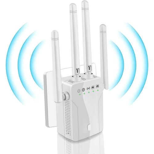 WiFi Signal Extender Booster 2026 Wireless Internet Repeater 8470 Sq.Ft Long Range Coverage for Home, Apartment, Basement and Office