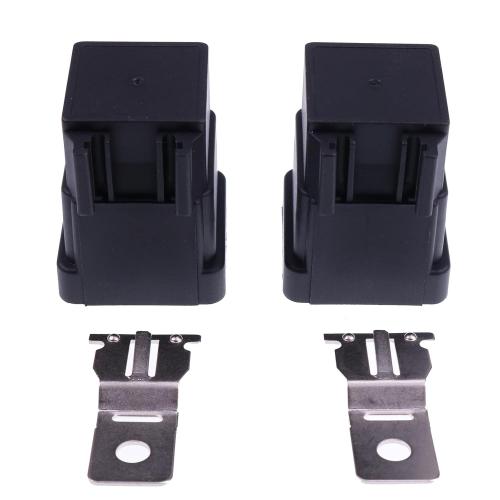IEQFUE 2PCS Magnetic Starter Relay Switch 6670312 5 Pin (12V 50A) Compatible with John Deere Hella 4RD 931 410, 4RD 931 410-08 007794301 H41410081 933332201