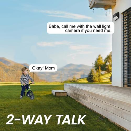 Cinnado Outdoor Camera Wireless-2.4G 2K Solar Wall Light Cameras for Home Security with AI Motion Detection, Waterproof,Motion Activated Light, Siren Cloud/SD Storage, Compatible with Alexa,S2