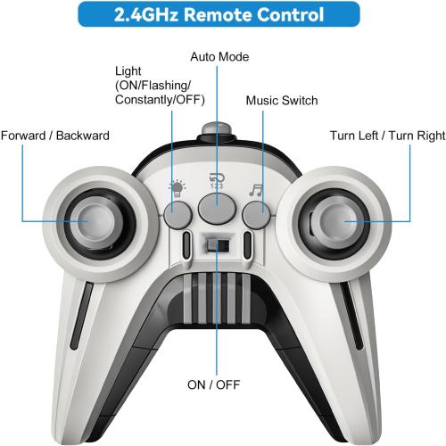 Remote Control Pickup Truck Toy Car, 1:12 Scale Monster Truck Toys with Alloy Shell Lights and Sounds, 4WD All Terrain Off-Road RC Car Boy Kids Toys for Ages 6 , Christmas Birthday Gift