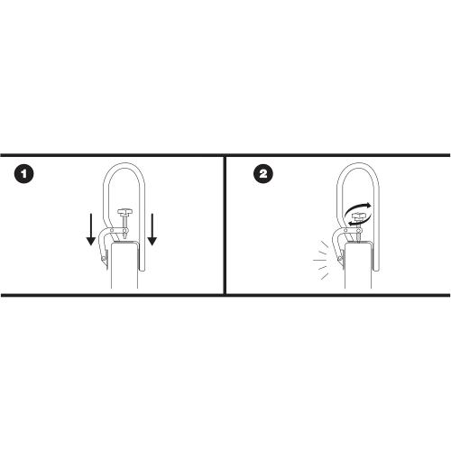 Carex White Bathtub Rail - Grab Bars for Bathroom, Bathtubs & Showers - Side Hand Grip Railing & Support - Shower Handle & Bath Tub Bar Clamps for Seniors & Elderly