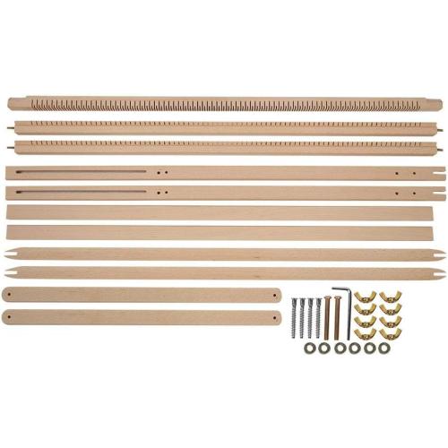 Weaving Loom, Wooden Multi-Craft Weaving Frame Loom with Stand, DIY Hand Knitting Weaving Machine Tapestry Wool Knitting Tool Kids Girls