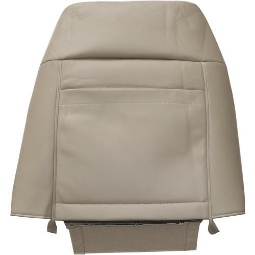 Front Driver & Passenger Bottom & Top Lean Back Replacement Perforated Microfiber Leather Seat Cover