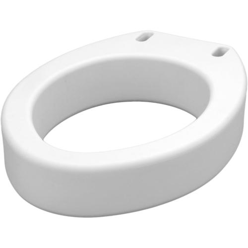 NOVA Medical Products Toilet Seat Riser, Raised Toilet Seat, White, 1 Count
