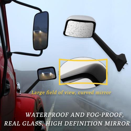 Chrome Hood Mirror Replacement International Lt 625 2018  Truck Driver Left Side Mirrors