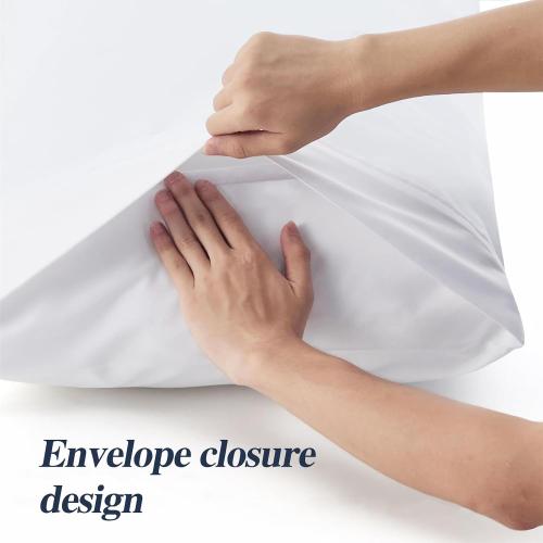 Nuzzle Cooling Adjustable King Size Pillows and Pillowcases