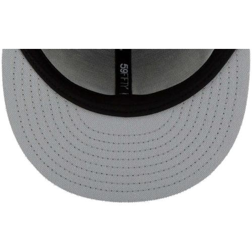 Size 7 New Era New York Mets MLB Basic 59FIFTY Fitted Cap Black